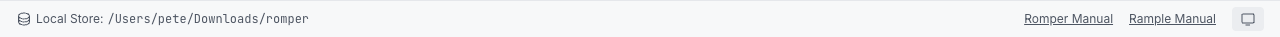 Status bar
